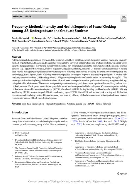 lesbian choking|Frequency, Method, Intensity, and Health Sequelae of Sexual .